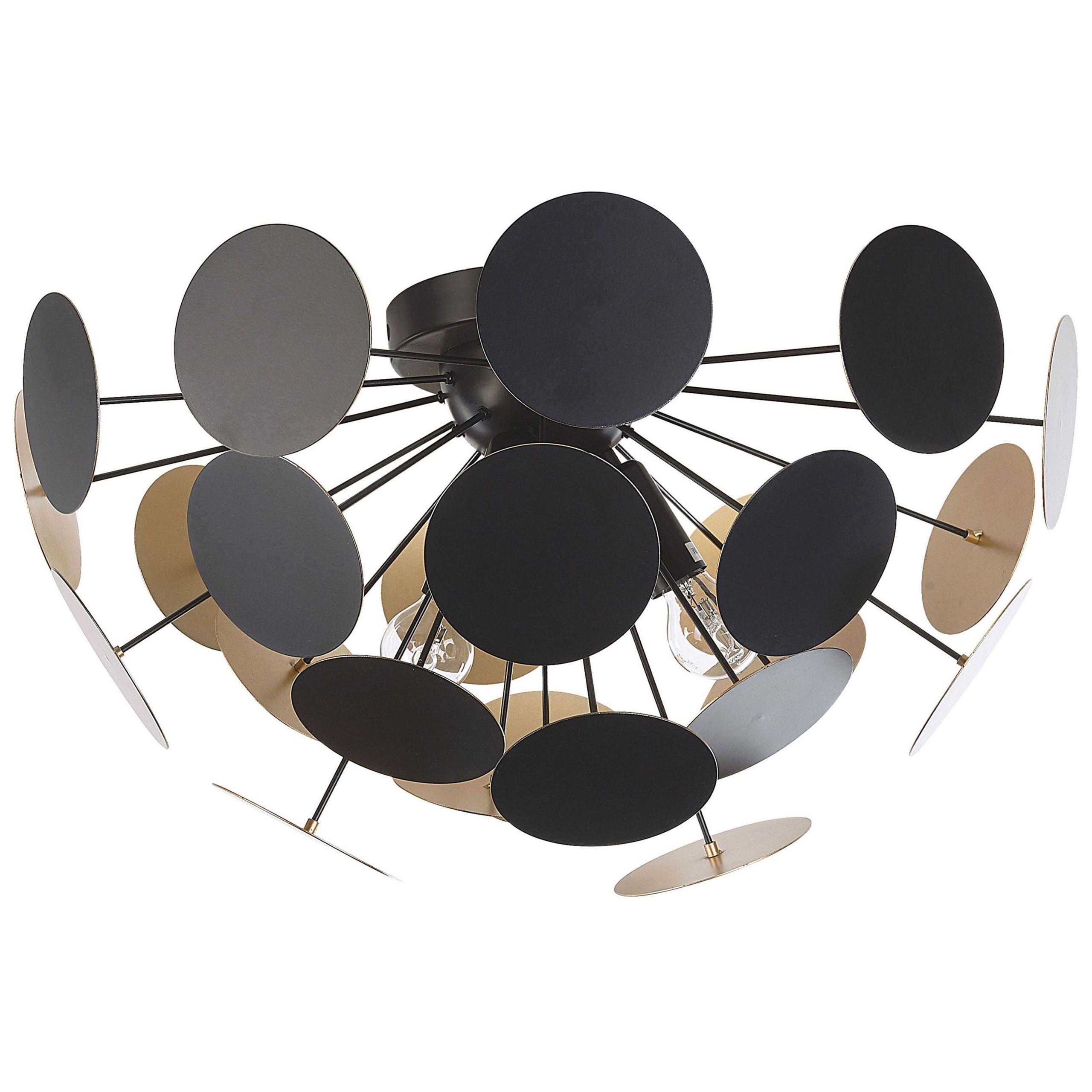 HÄNGELEUCHTE Maritsa 44/44/129 cm - Schwarz, Metall (52/52/28cm) - Beliani