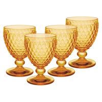 WASSERGLÄSER Boston Coloured Saffron 400 ml 4er Set - Gelb, Glas (0.25L) - Villeroy & Boch