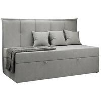 BOXBETT BANCO 90/200 Hellgrau Struktur - H3 - Hellgrau, Holz/Textil (90/200cm) - MKS