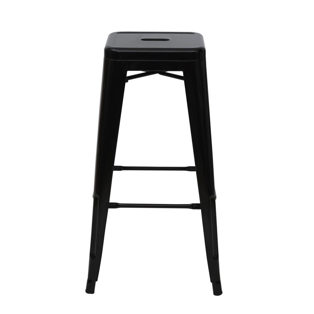 BARHOCKER METALL Grau - Grau, Metall (43/77/43cm) - MCW