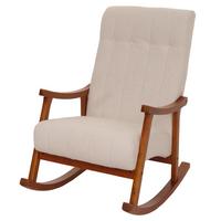 SCHAUKELSTUHL Beige - Beige, Textil (64/97/85cm) - MCW