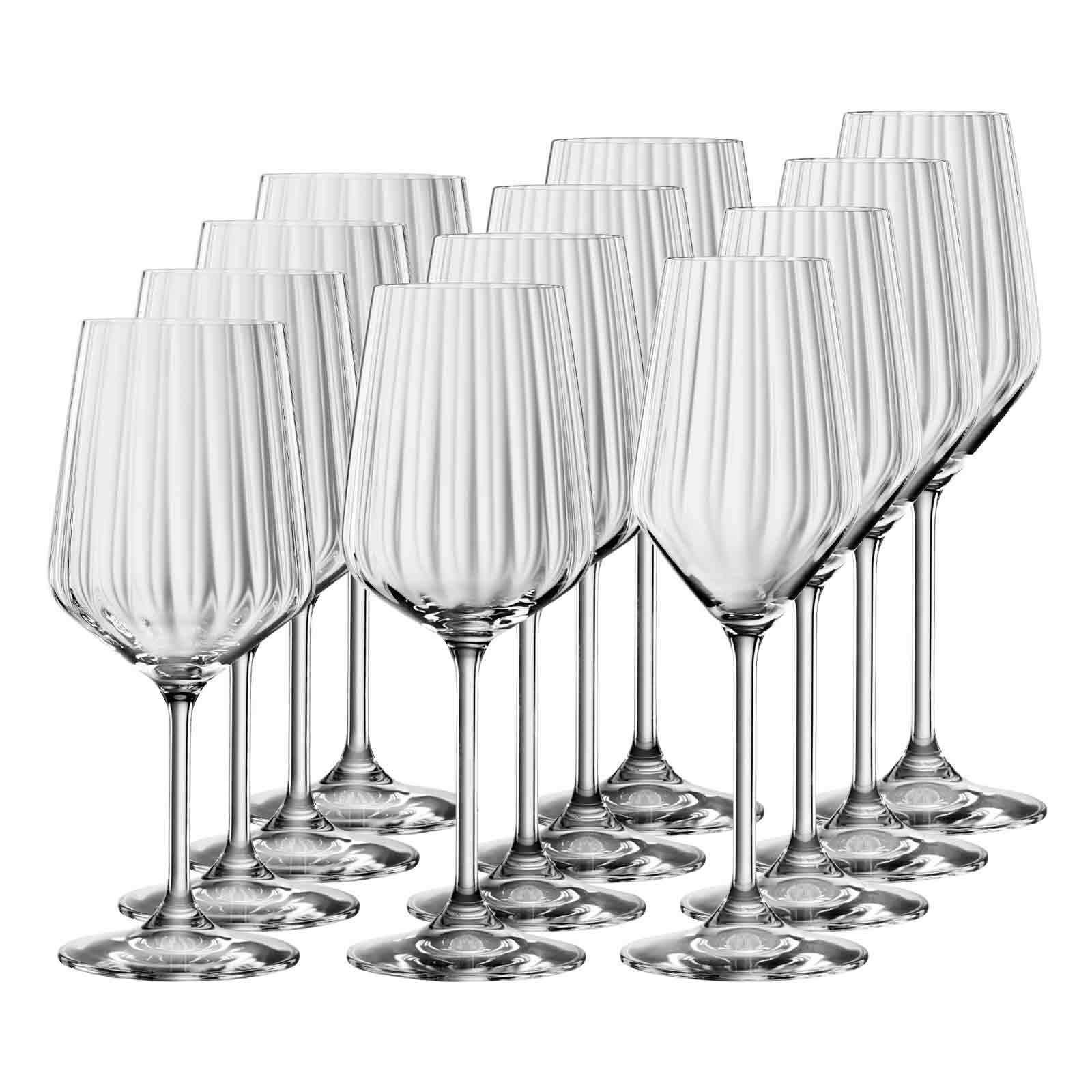 WEIN- & CHAMPAGNERGLÄSER Lifestyle transparent 12-tlg. - Transparent, Glas - Spiegelau