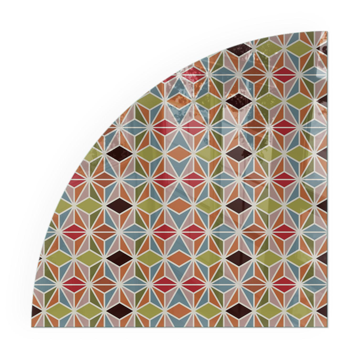 GLASPLATTE für Kamin 100x100 cm - Braun, Glas (100/100/0.4cm) - TULUP