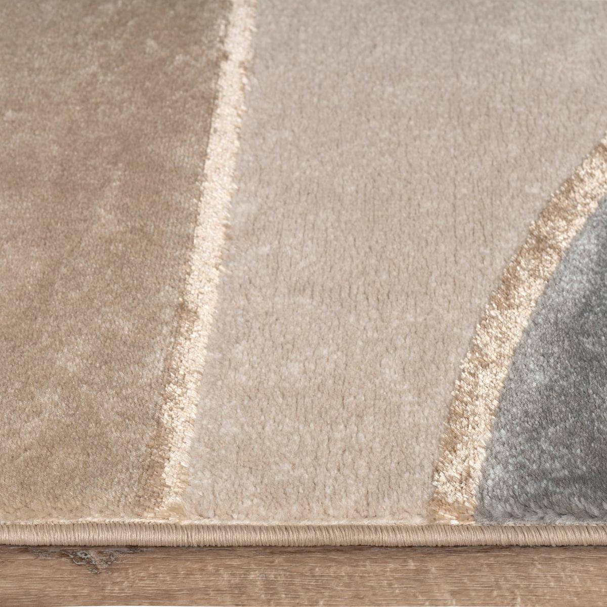 KURZFLORTEPPICH, abstrakt, aus Polypropylen, Florhöhe 11 mm, Grau, 80 x 300 cm - Grau, Textil (80/300cm) - KADIMA DESIGN