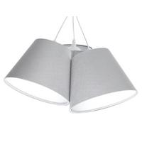 HÄNGELEUCHTE Grau 26/19 cm - Grau, Kunststoff (26/0.8/19cm) - ONZENO