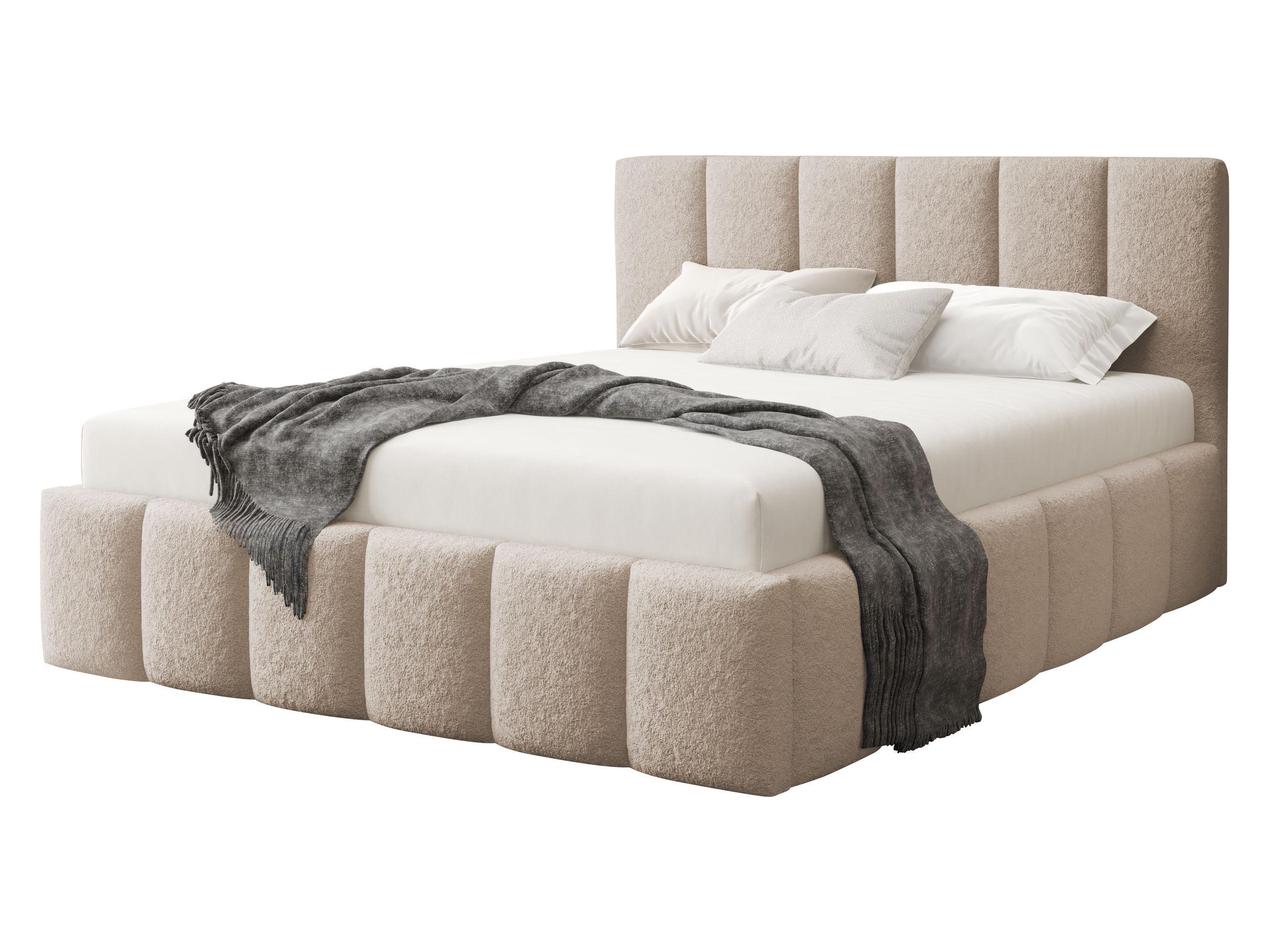 POLSTERBETT Lunaro - Beige, Holz/Textil (160/200cm) - MIRJAN24