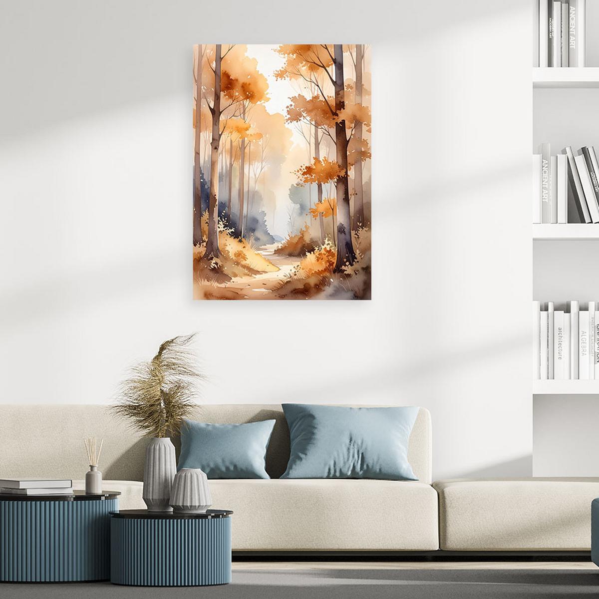 LEINWANDBILD Natur und Botanik 40x60cm - Beige, Textil (40/60cm) - Feeby