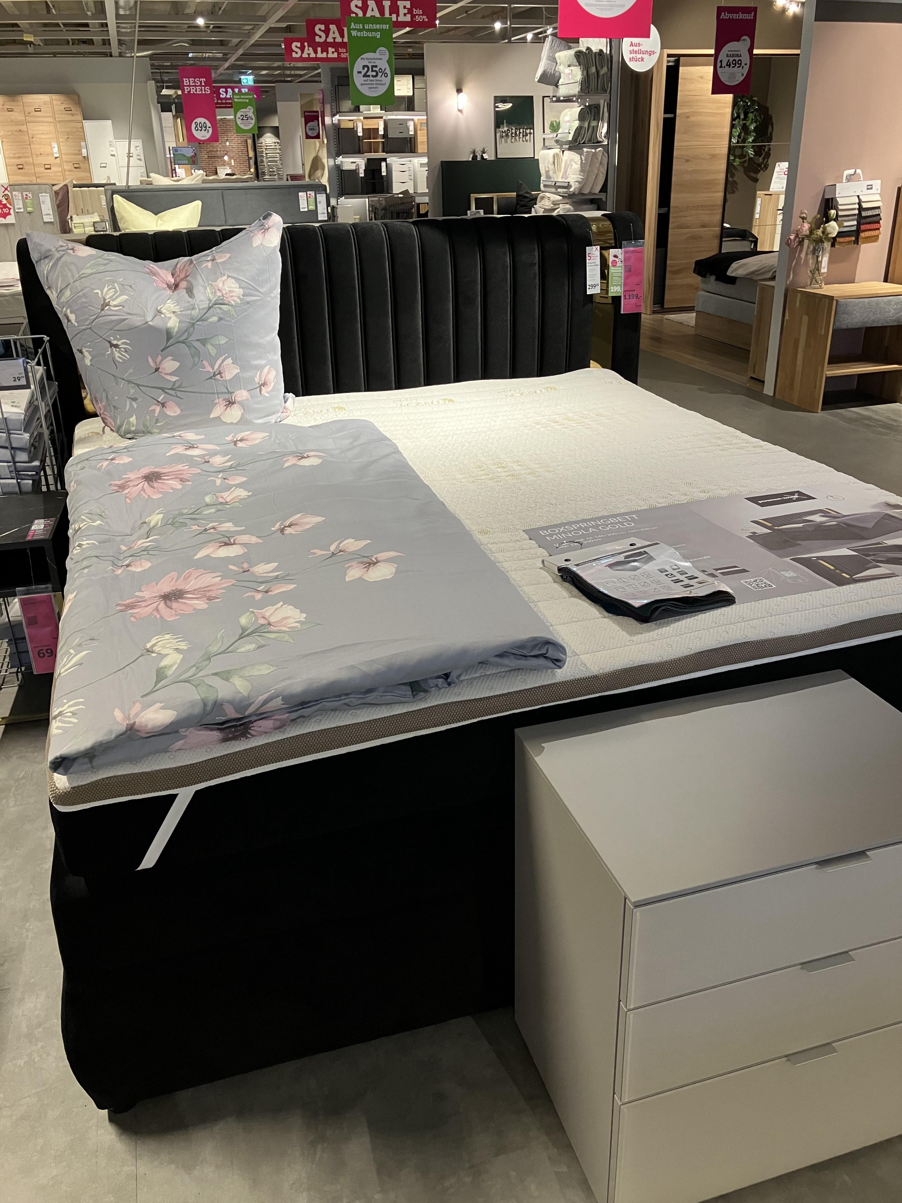 Boxspringbett Minola Gold