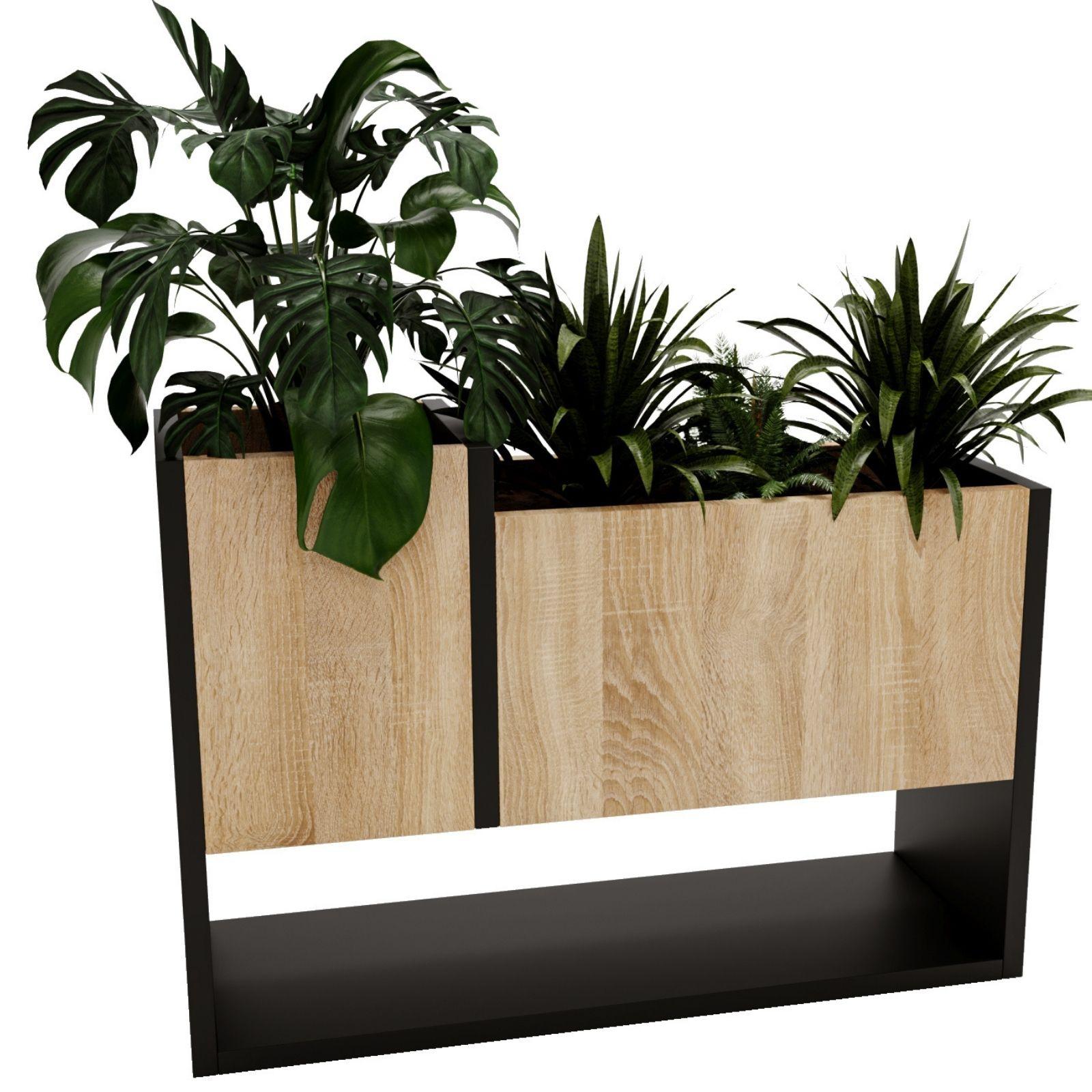 BLUMENKASTEN - Sonoma Eiche, Holzwerkstoff (22.6/45/64.5cm) - RAUMHIRSCH FURNITURE