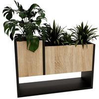 BLUMENKASTEN - Sonoma Eiche, Holzwerkstoff (22.6/45/64.5cm) - RAUMHIRSCH FURNITURE