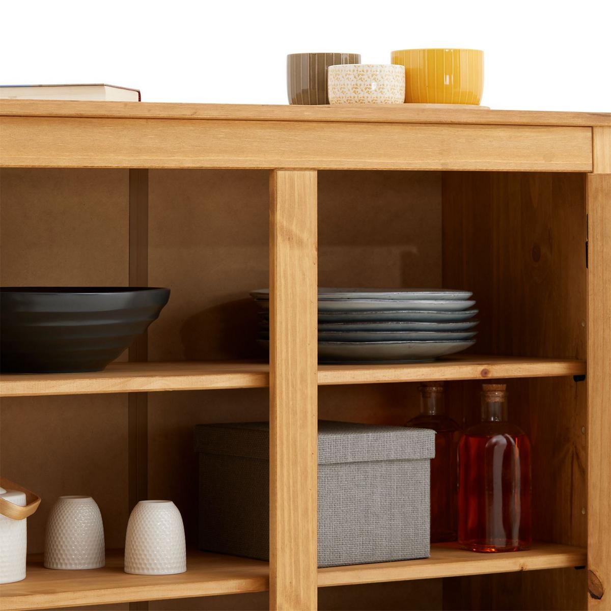 KOMMODE CANCUN gebeizt/gewachst - Kieferfarben, Holz (93/80/40cm) - CARO-Möbel