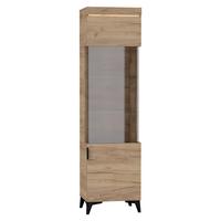 VITRINE Ruben Holz - Braun, Holzwerkstoff (53/195/40cm) - Petits-meubles