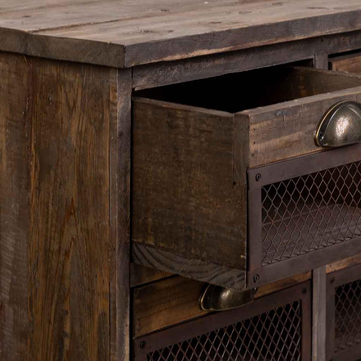 KOMMODE aus Holz, braun, 59x34x81cm - Braun, Holz (59/80.5/34cm) - Wanderlust