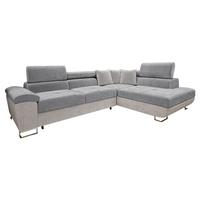 ECKSOFA Cotere Premium, Seite: Rechts - Hellgrau, Holz/Textil (270/202cm) - MIRJAN24