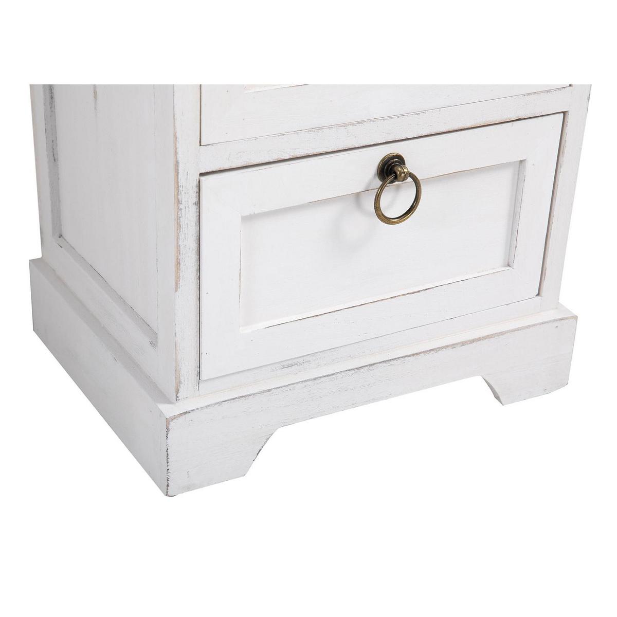 NACHTTISCH IRMA - Weiß, Holz (35/59/29cm) - CARO-Möbel