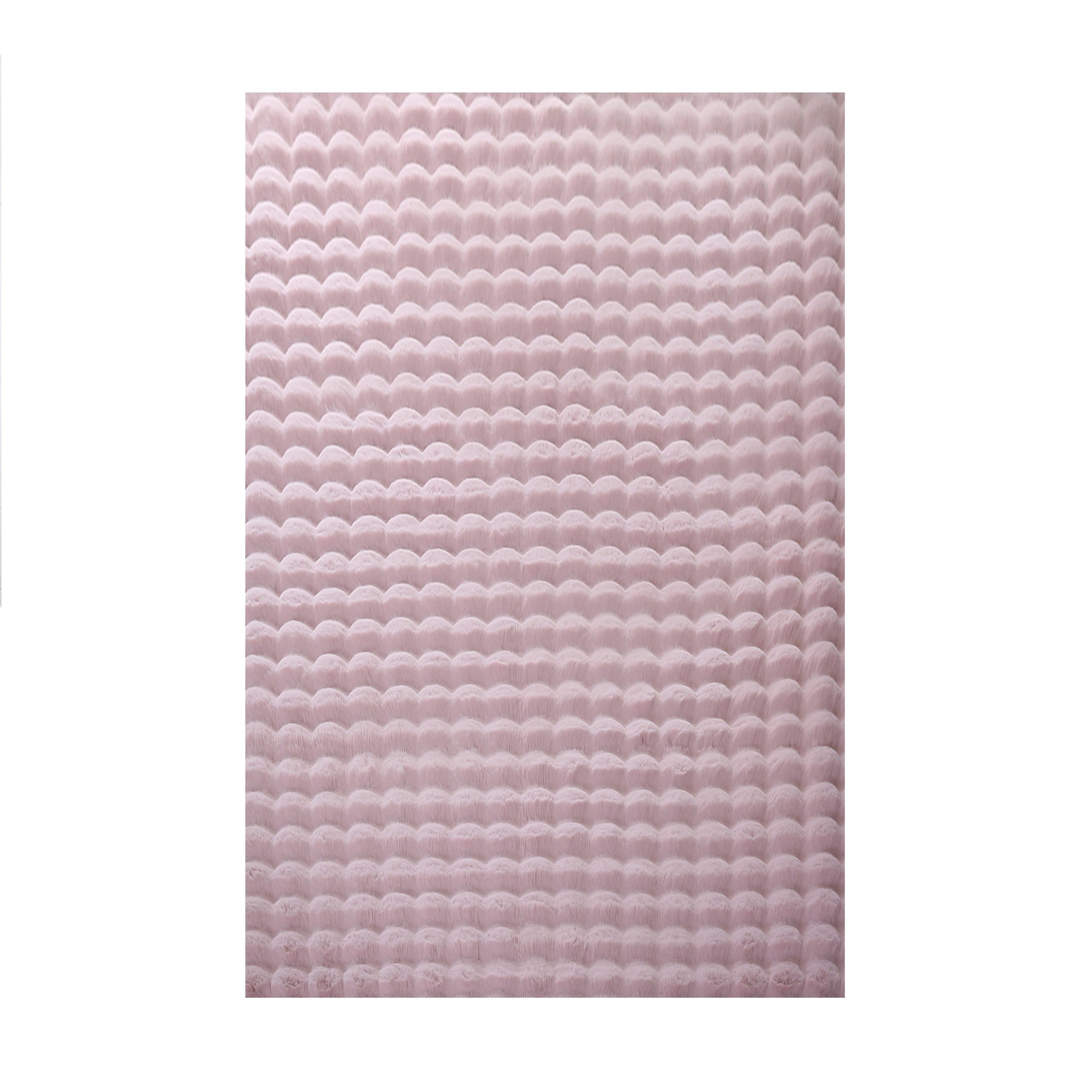 HOCHFLORTEPPICH Waschbar NAUDERS, einfarbig, Rosa, 80 x 250 cm - Rosa, Textil (250/80cm) - KADIMA DESIGN