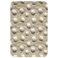 BADEMATTE Muscheln - Sand - Maritim 60x90 cm - Sandfarben, Textil (60/90cm) - OnlyWow