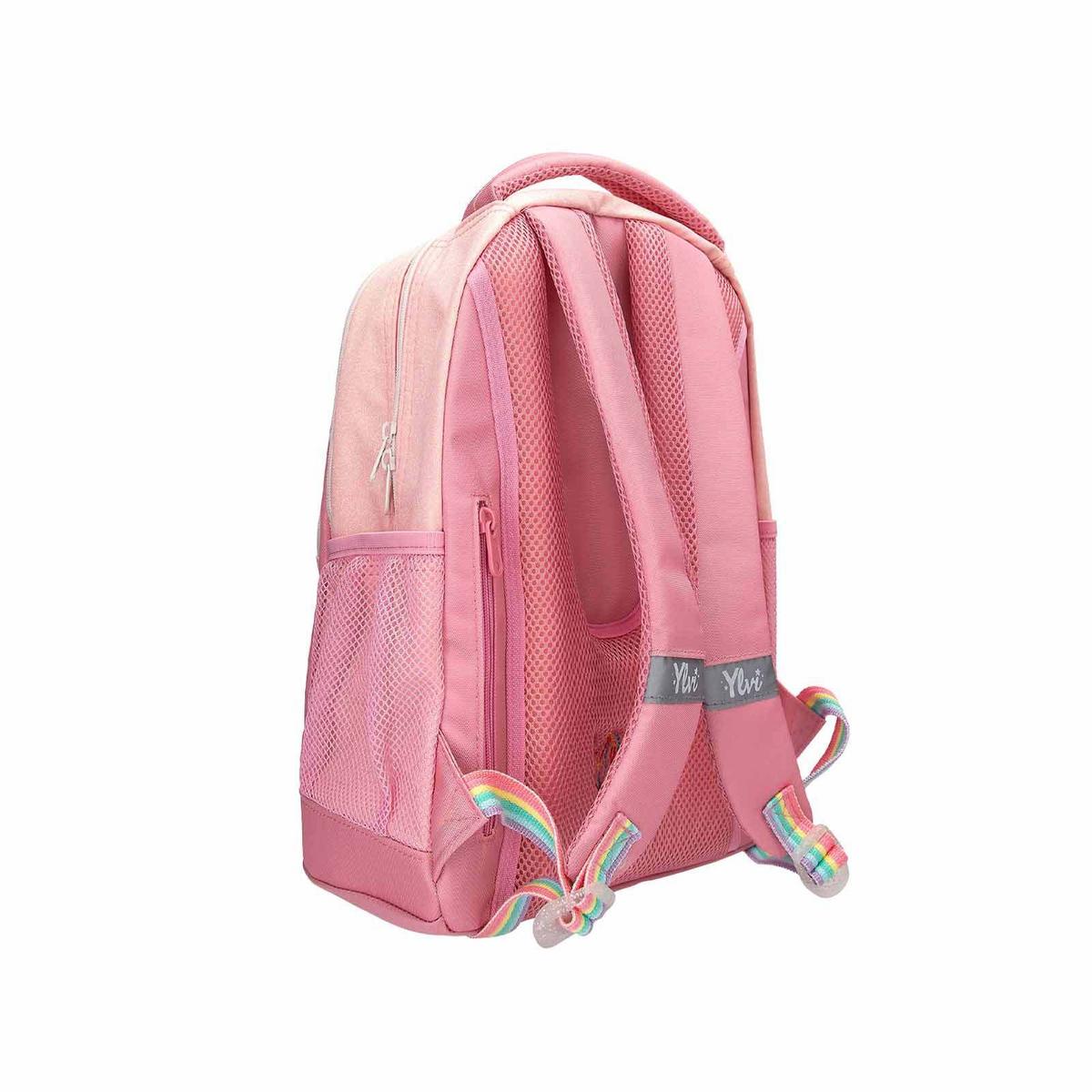 SCHULRUCKSACK SUGAR POP Ylvi rosa 19 x 30 x 40 cm - Rosa, Textil (30/19cm) - Depesche Germany
