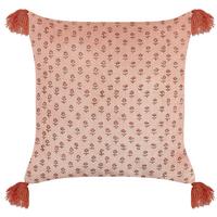 DEKOKISSEN Rosa 45/45 cm Rumhora - Pink, Textil (45/45cm) - Beliani