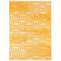 DESIGNER KURZFLOR TEPPICH MODERNE MUSTER - Gelb, Textil (140/200cm) - Pergamon