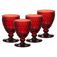 WEISSWEINGLÄSER Boston Coloured Rot 230 ml 4er Set - Rot, Glas (0.23L) - Villeroy & Boch