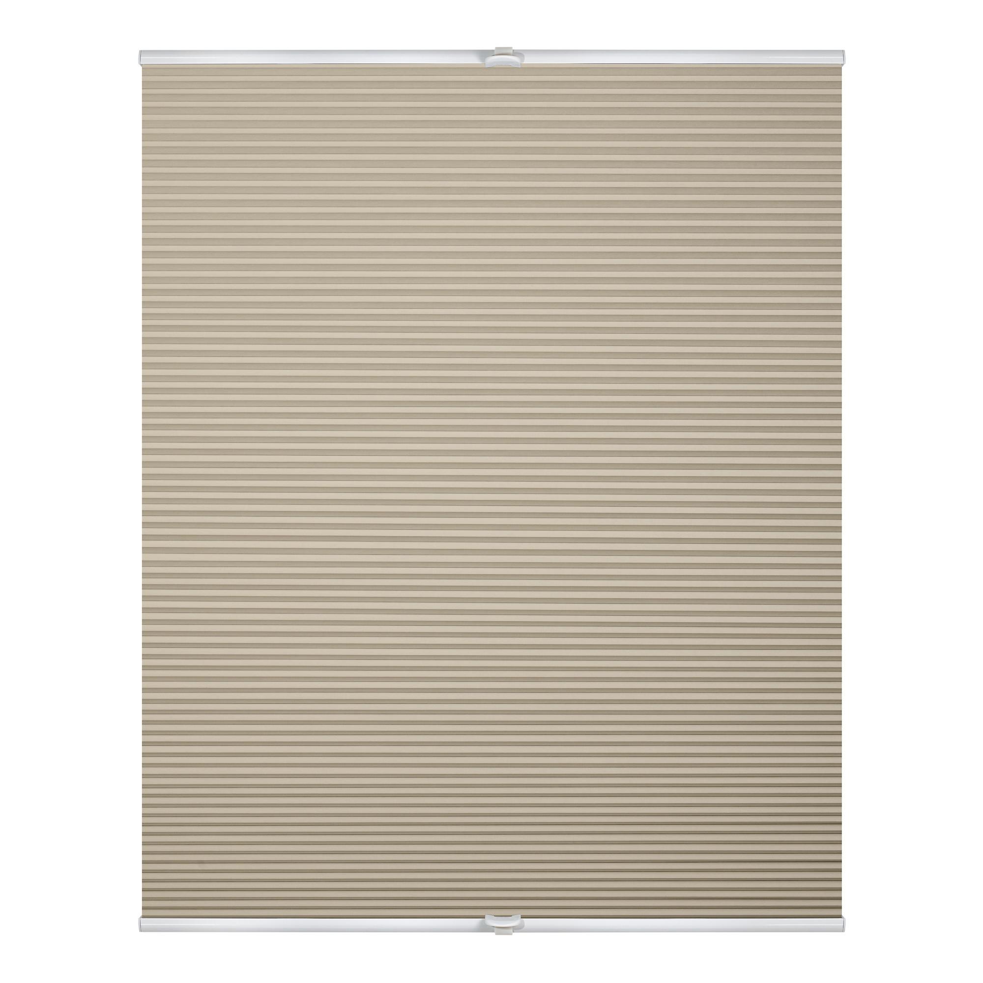 THERMO-PLISSEE KLEMMFIX OHNE BOHREN, VERDUNKELUNG, VERSPANNT Creme, 130 cm, 85, 130 - Creme, Kunststoff (85/130cm) - Lichtblick Original