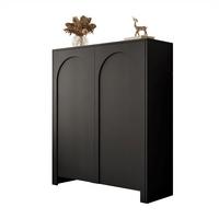 HIGHBOARD ARIADNA schwarz - Schwarz, Holzwerkstoff (104/119/35cm)