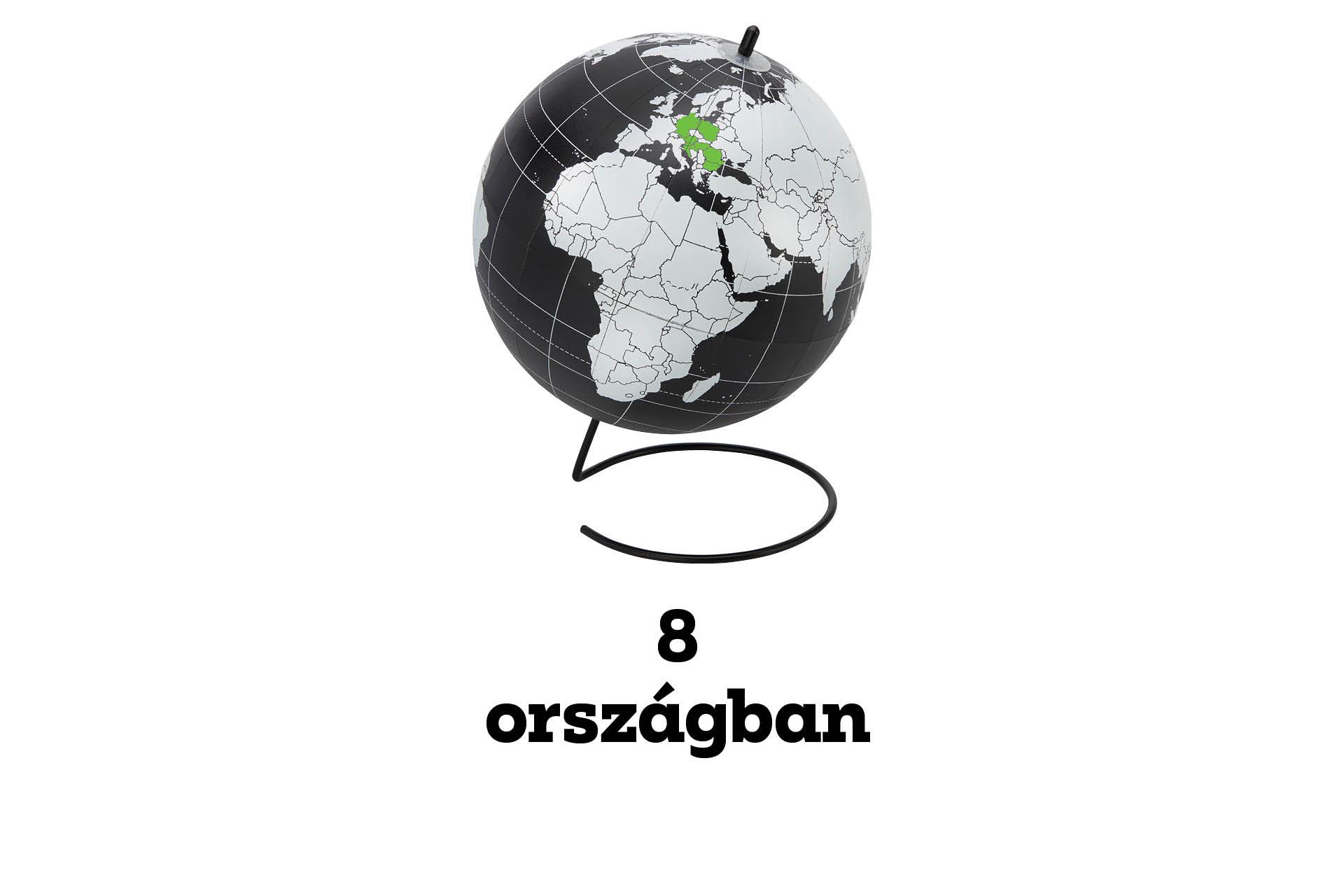 8 országban
