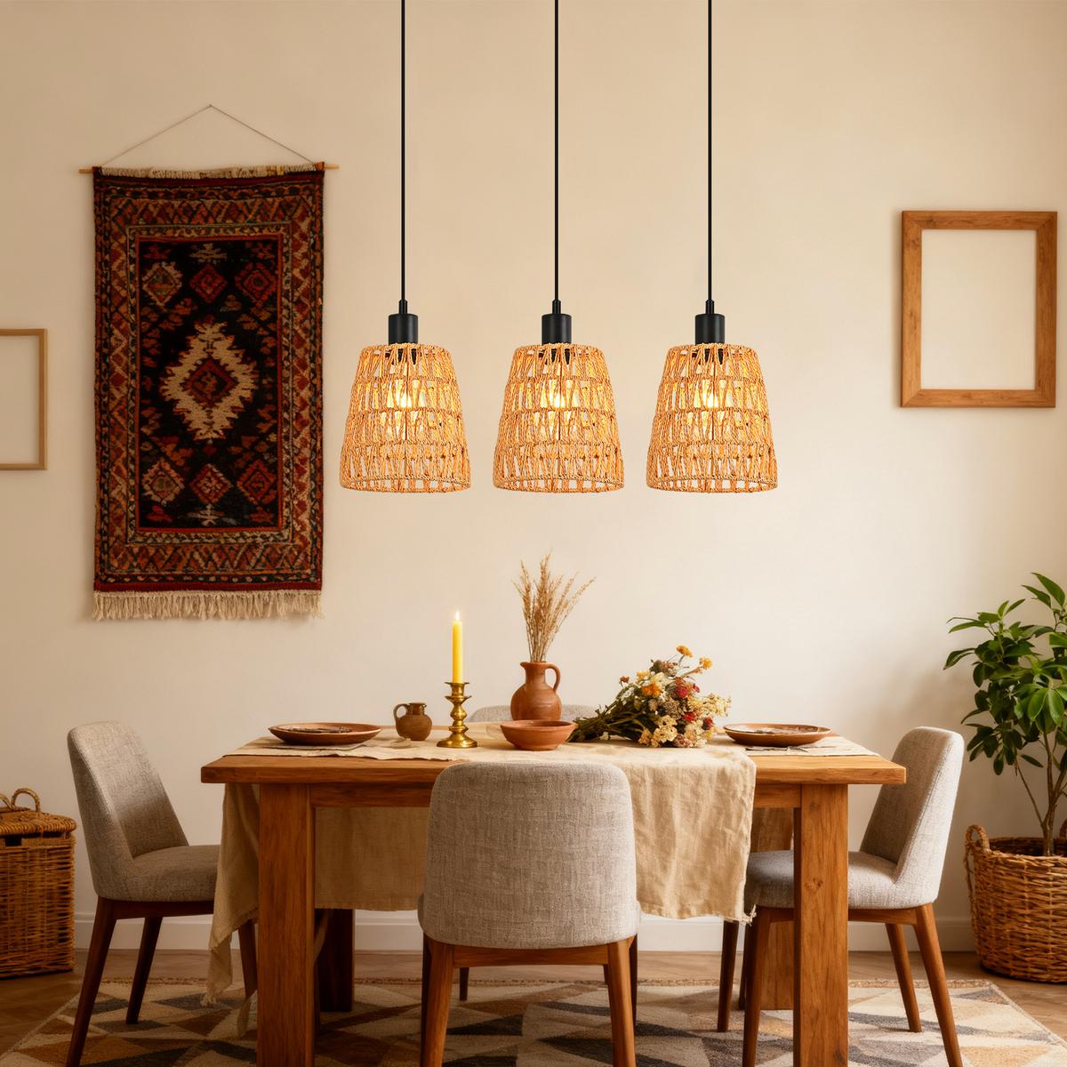 PENDELLEUCHTE Benedict 70/56/120 cm - Braun, Metall (70/56/120cm) - ZMH