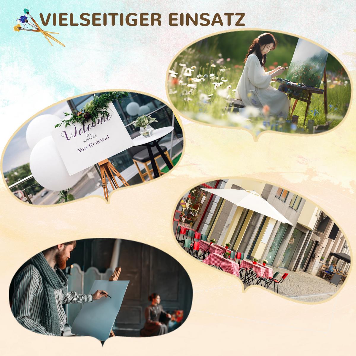 STAFFELEI Buchenholz Naturholz - Naturfarben, Holz - Vinsetto