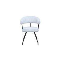 ESSZIMMERSTUHL RUNA Cremeweiß Webstoff (1er-Set) - Creme, Kunststoff/Textil (60/82/59cm) - KAWOLA