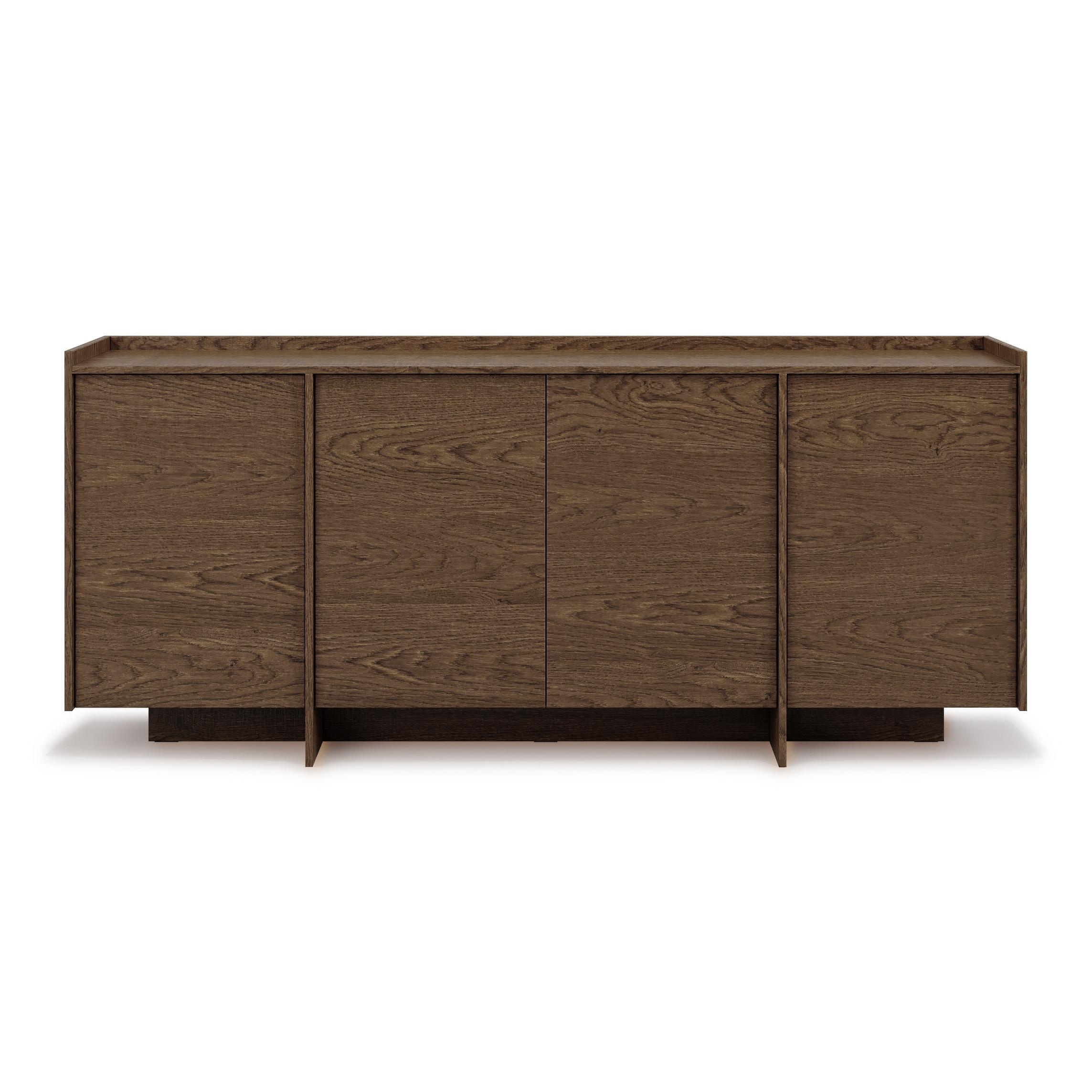 KOMMODE Juni mit 4 Türen, 200 cm, Baltic Storm Eiche - Dunkelbraun, Holzwerkstoff (200/90/38cm) - Beautysofa
