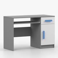 KINDERSCHREIBTISCH Jonas II 08 110 cm, 110/75/50, grau - Grau, Holzwerkstoff (110/75/50cm) - imoebel24
