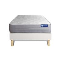 BETT Actimemo dream Memory-Schaum 80 x 200 cm h2 - Kit Bettgestell Weiß - Beige/Weiß, Karton/Holz (80/200cm) - ACTISOM