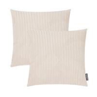 DEKOKISSEN SET Die Kuschelbuddies - Beige, Textil (45/45cm) - Mokebo