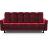 3-SITZER Schlafsofa Nancy Bis bordeaux - Bordeaux, Holz/Textil (220/89/93cm) - Beautysofa
