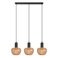 PENDELLEUCHTE BARBARA Ⅲ 70/56/120 cm - Schwarz, Metall (70/56/120cm) - Nettlife