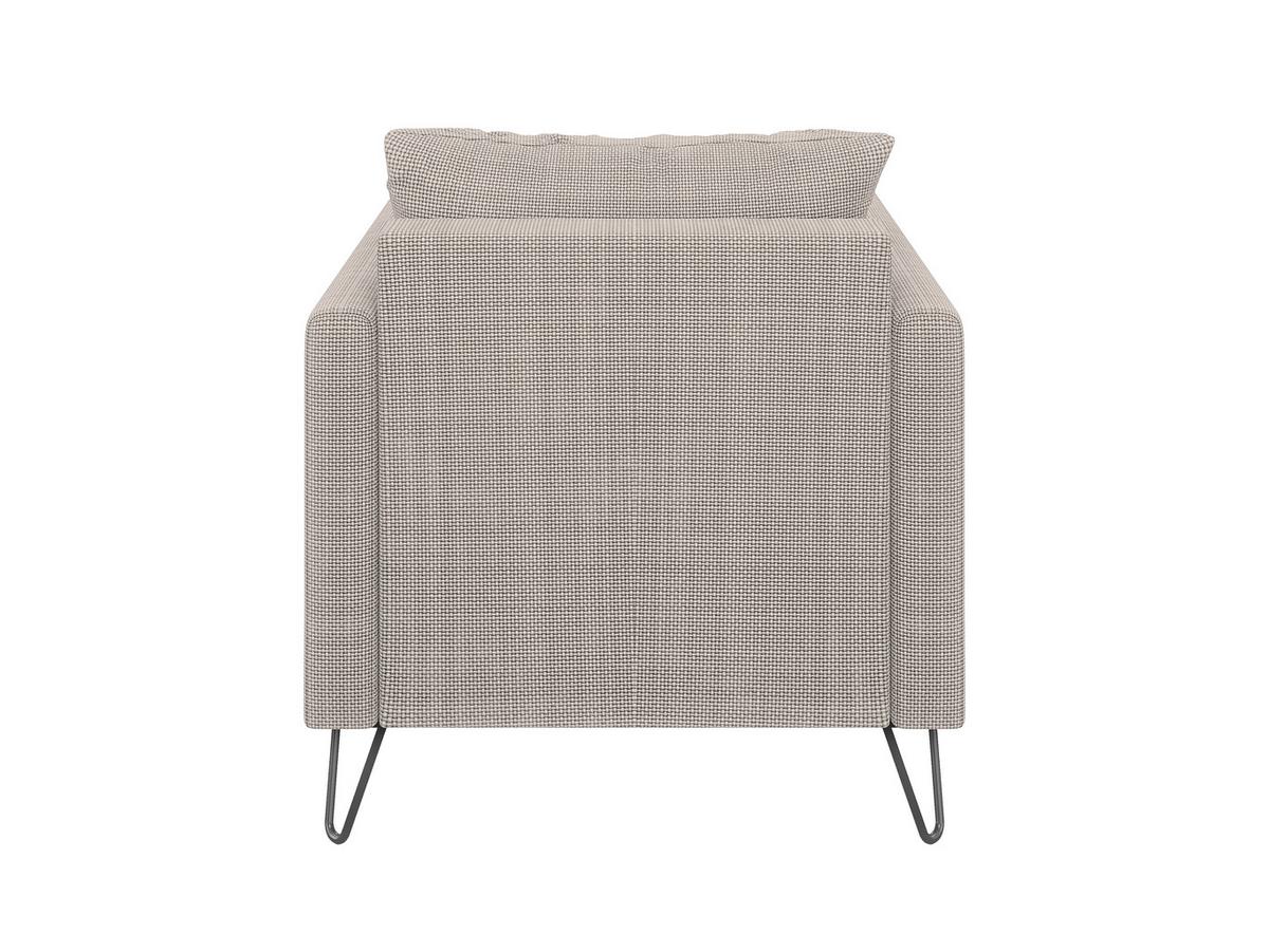 SESSEL Harmony Taupe Chenille - Taupe/Schwarz, Holz/Textil (80/85/100cm) - S-Style Möbel