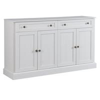 SIDEBOARD 150 cm in Antik Weiß - Creme, Holzwerkstoff (150/86/40cm) - Urban Meuble