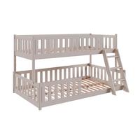 BETT 120/200 Léane Kaschmir - Beige, Holz (120/200cm) - Petits-meubles