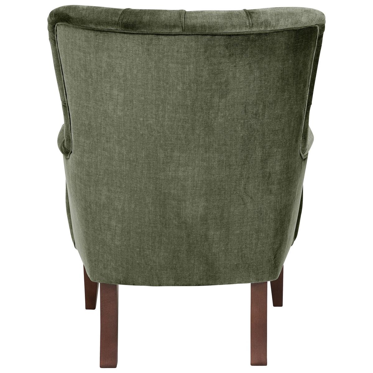 POLSTERSESSEL Kaiya Samtvelours dunkelgrün - Dunkelgrün, Kunststoff (71/97/82cm) - 58aufmkessel