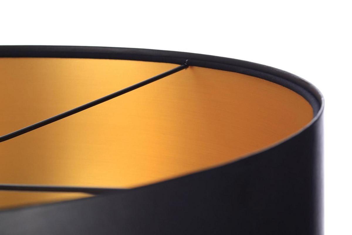 HÄNGELEUCHTE Gold 60/30 cm - Goldfarben/Schwarz, Kunststoff (60/1.1/30cm) - ONZENO
