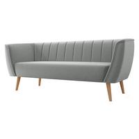 SOFA Pas 3 - Naturfarben/Grau, Holz/Textil (182/75/74cm) - MIRJAN24