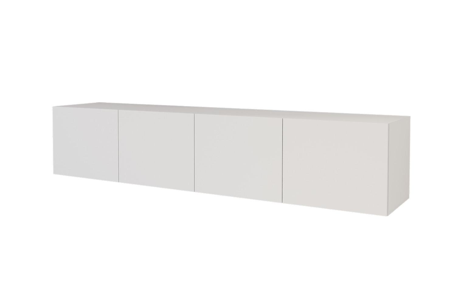 LOWBOARD ELIO-W 2x100x40x40 cm - Weiß - Weiß, Holzwerkstoff (200/40/40cm) - ALTDECOR