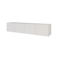 LOWBOARD ELIO-W 2x100x40x40 cm - Weiß - Weiß, Holzwerkstoff (200/40/40cm) - ALTDECOR
