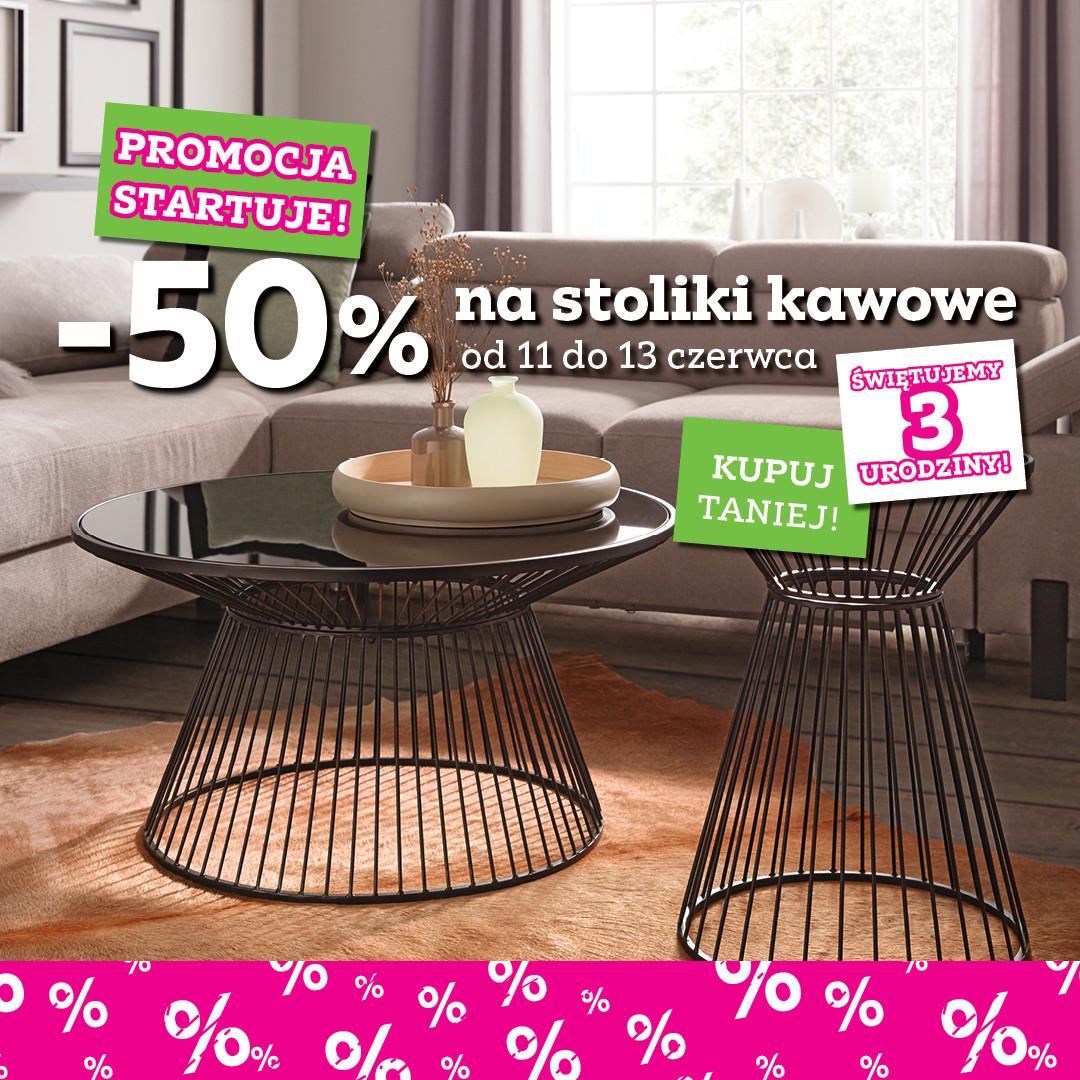 -50% na stoliki kawowe