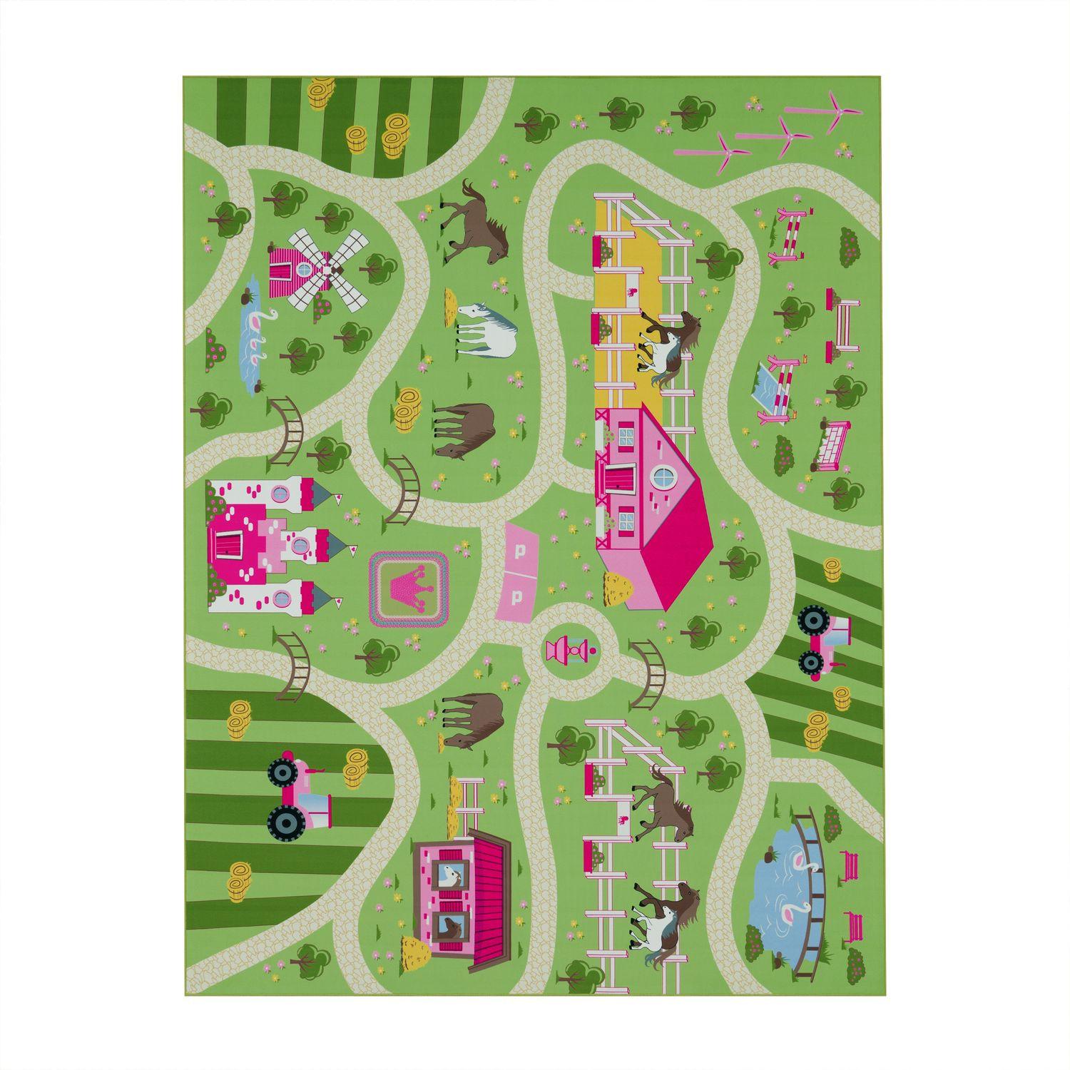 KINDERTEPPICH Grün 120 x 160 cm - Grün, Kunststoff (120/160cm) - TT Home