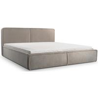 POLSTERBETT CORDO HELLBEIGER CORDSTOFF 160x200 CM - Beige/Schwarz, Kunststoff/Textil (160/200cm) - Selsey