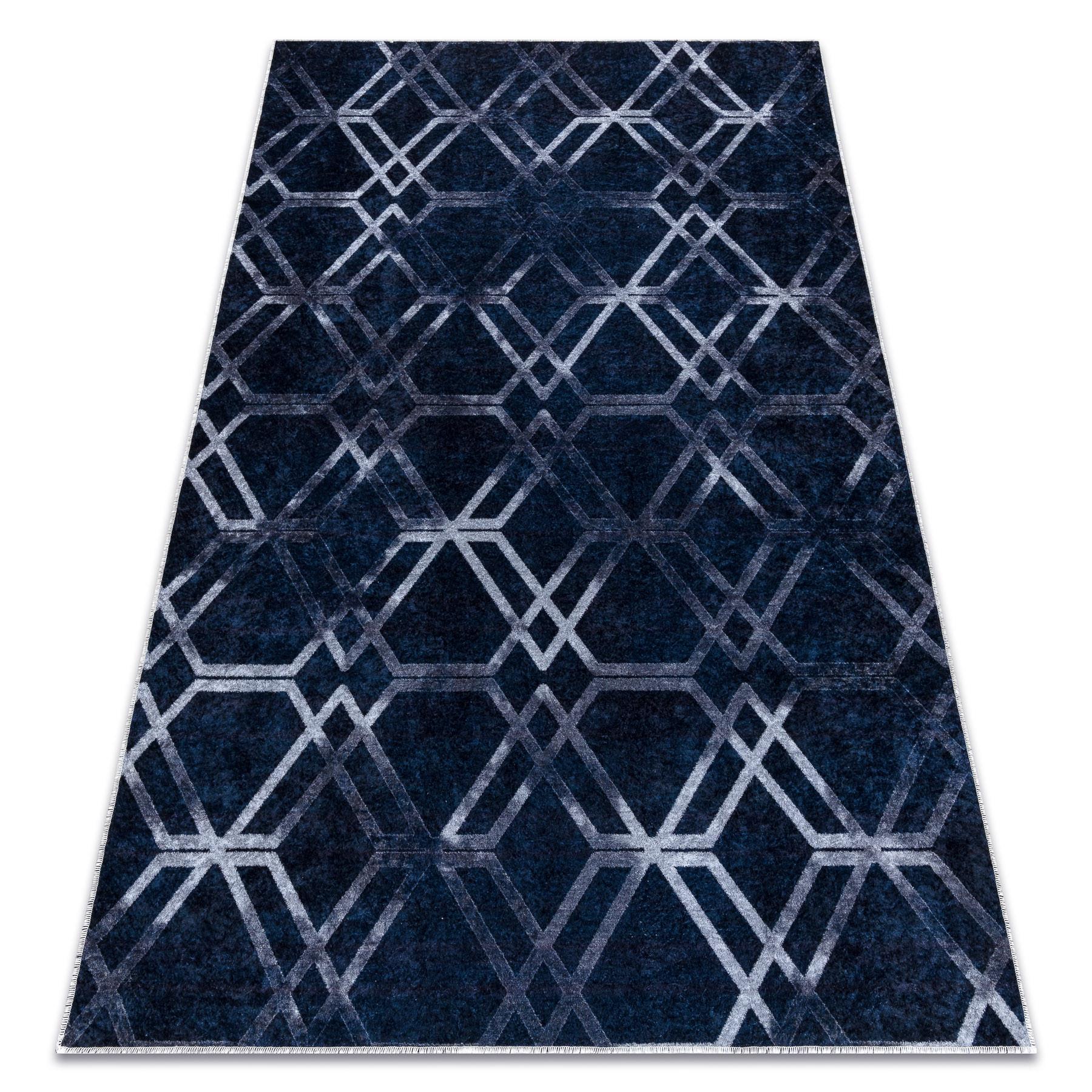 TEPPICH Miro 160/220 cm - Blau, Textil (160/220cm) - rugsX