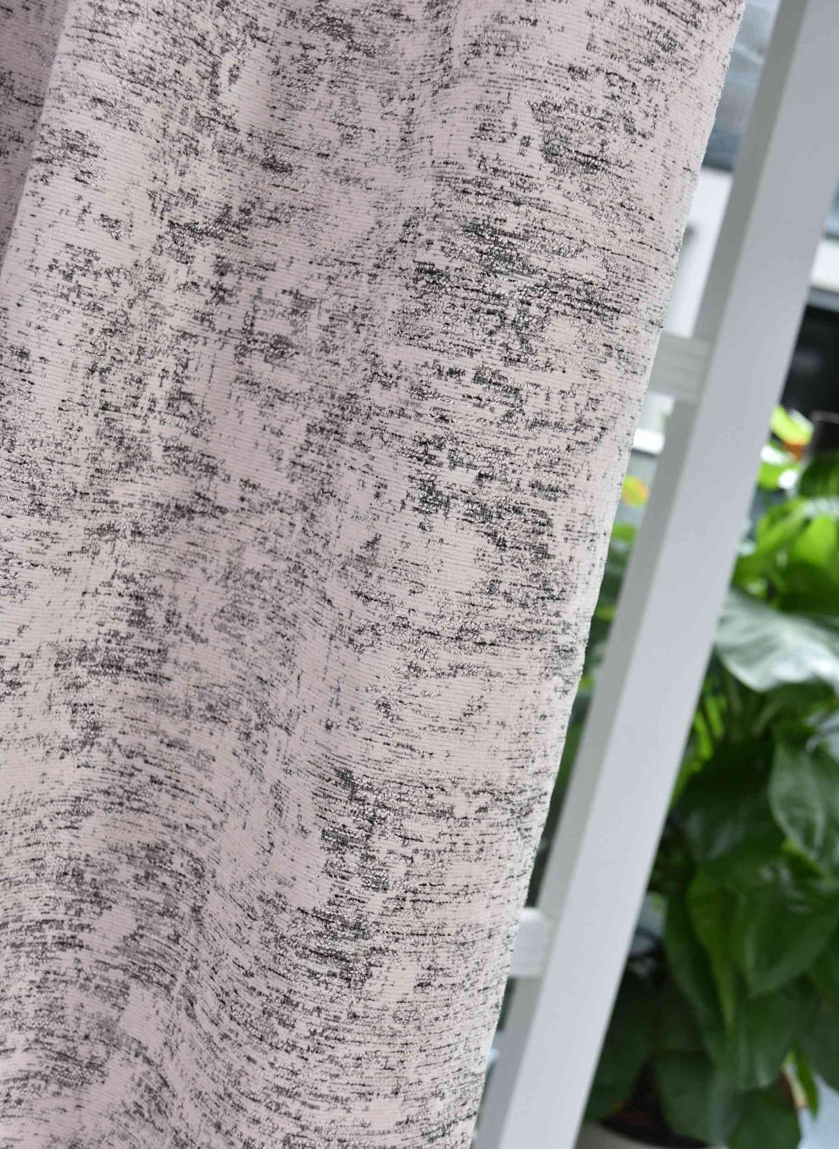 VORHANG VENEDIG HxB 245x140 cm Creme Schwarz - Creme, Textil (140/245cm) - Gardinenbox
